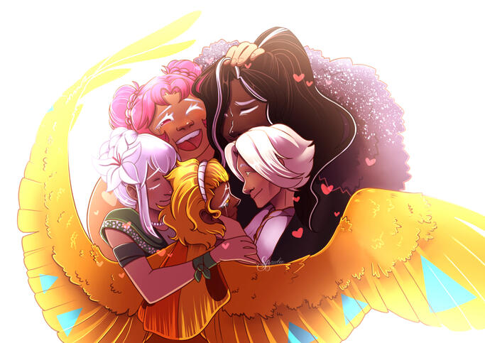 Ancients Render w/ lineart