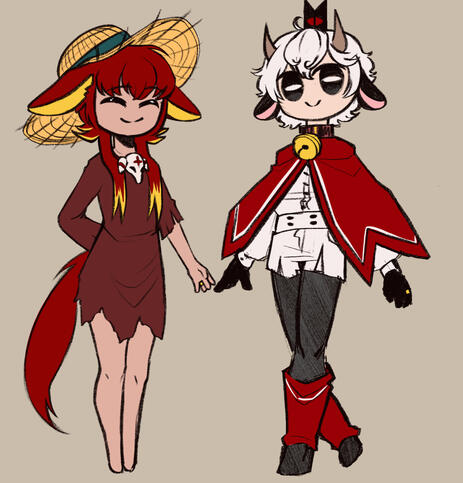 Cult of the Lamb Sketch w/colour